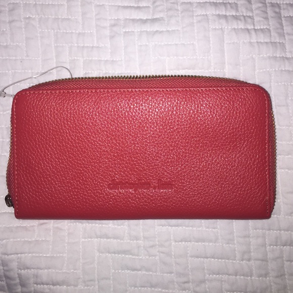 Christopher Kon Red Leather Wallet