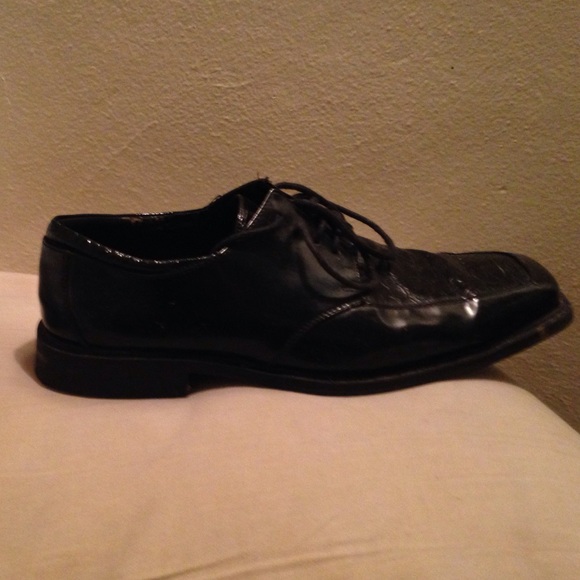State Street dress shoe, 13, black