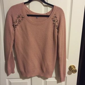 Charlotte Russe Embellished Sweater