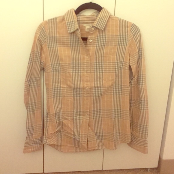 J. Crew Plaid Button Down