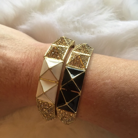 T&J Designs Jewelry - WHITE PYRAMID BRACELET