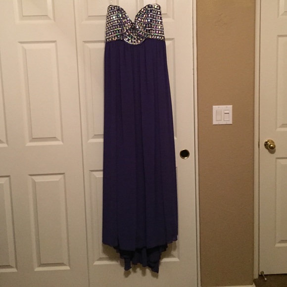 Dark purple dress