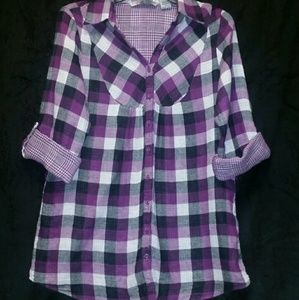 Purple Plaid Tunic