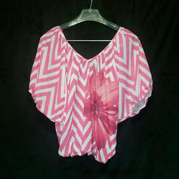 Pink crop top