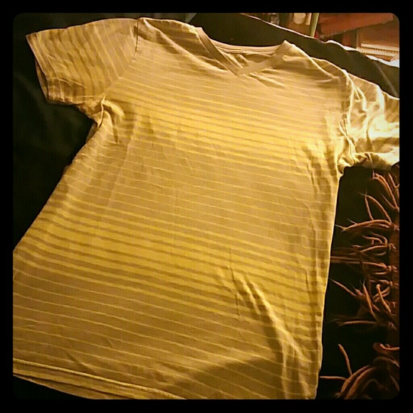 Striped Mossimo V-neck T-shirt