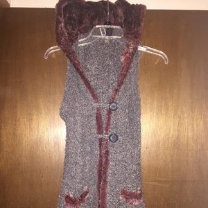 BKE HOODED VEST SIZE LARGE