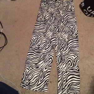 Zebra pj pants