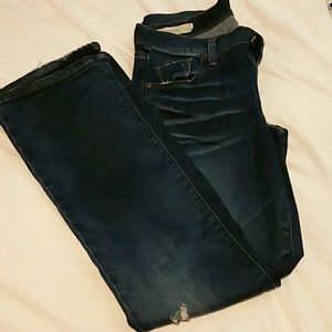 Dark blue fresh ink jeans