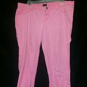 Pink jeans