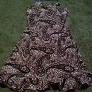 Long, spaghetti strap dress