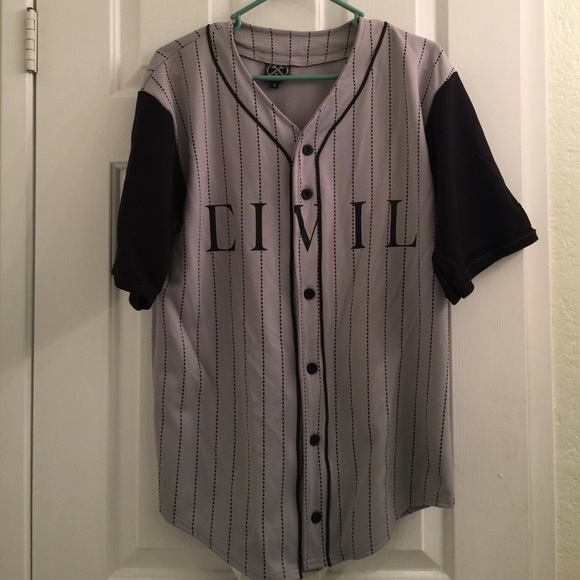 Civil Tops - Civil regime baseball jersey