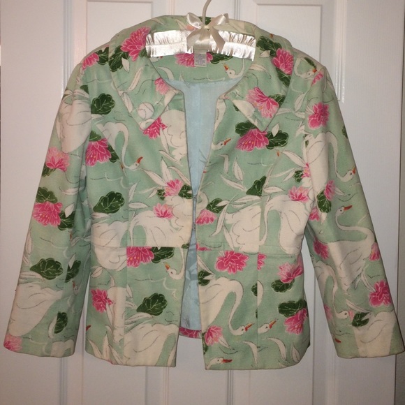 Anthropologie Whimsy Swan Jacket