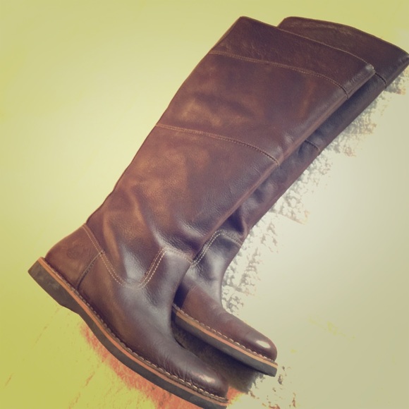 Timberland Tall Brown Boots Sz 8.5