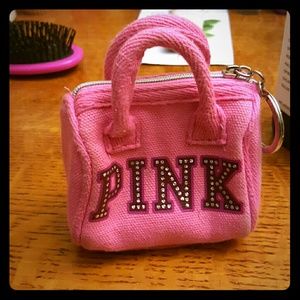 Pink coin purse