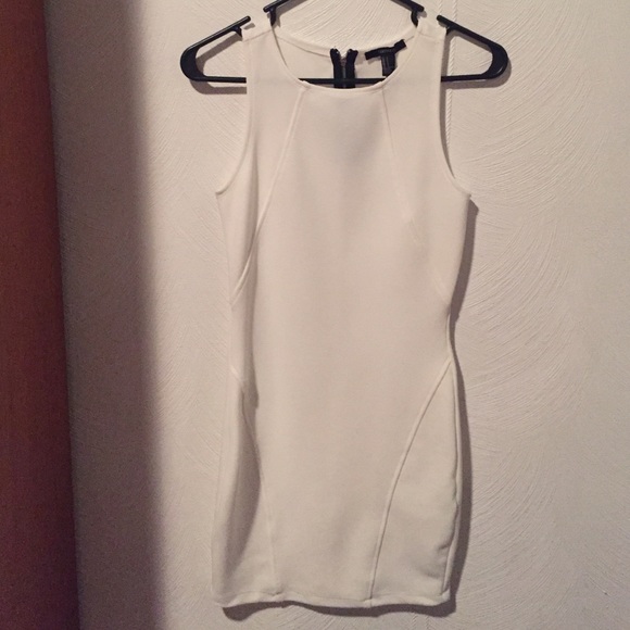 Forever 21 White Bodycon Dress - Picture 1 of 4
