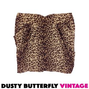 URBAN OUTFITTERS MINI SKIRT Leopard Print RELAXED