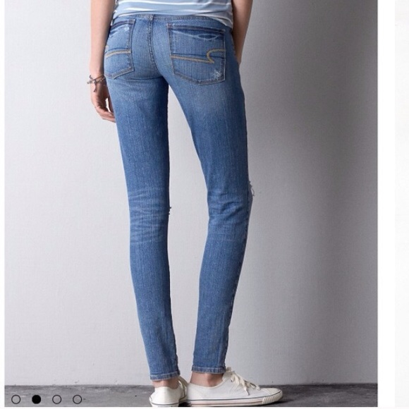 American Eagle straight jeans size 0 - Picture 2 of 2