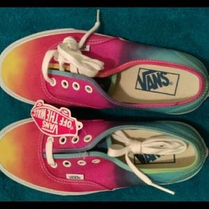 Vans dye shoes size 9