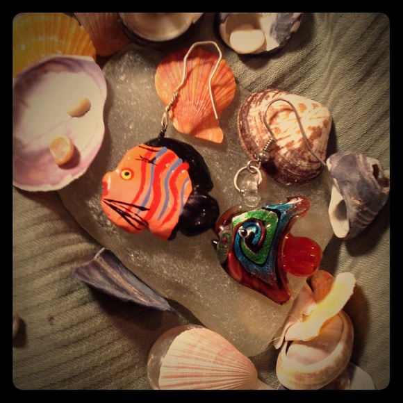 Fish earrings
