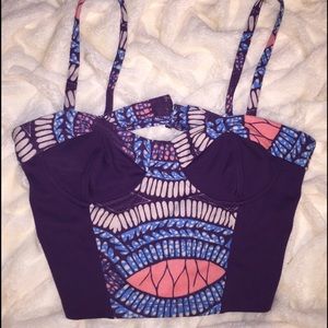 Aztec crop top
