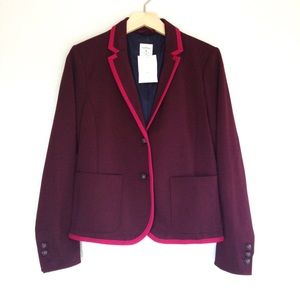 Purple & Pink Trim Academy Blazer- GAP