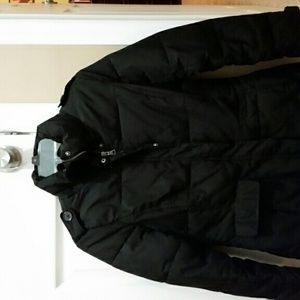 Banana republic black quilted jacket