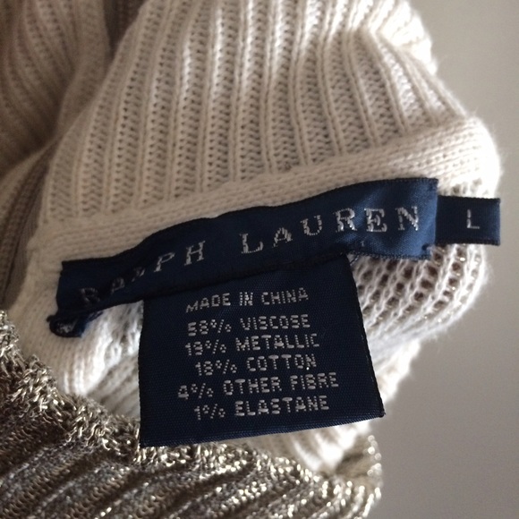 ⬇️$75 🎉HOST PICK🎉 RALPH LAUREN gold knit dress - Picture 4 of 5