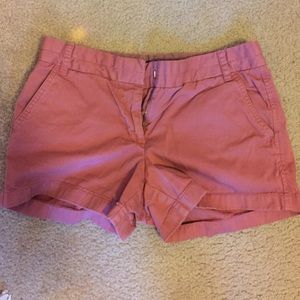 J. Crew salmon chino shorts