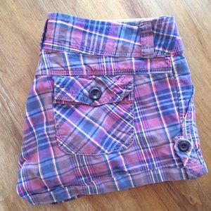 American Eagle Plaid Shorts