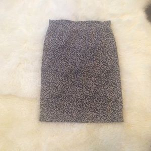 Leopard Hard Tail Skirt