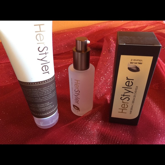 ARGAN oil serum with heat proctective cream