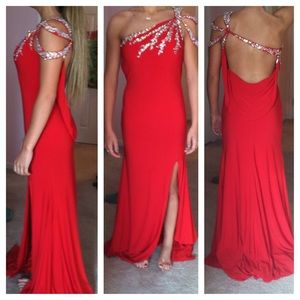 Red prom or pageant dress for sale!