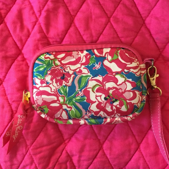Lily Pulitzer Phone holder or wristlet