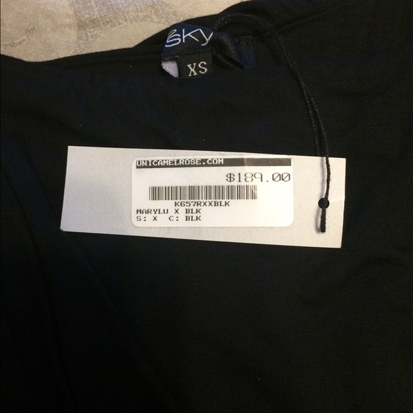 SKY 🌟New with Tags🌟 Black mini dress -- Size: XS - Picture 3 of 3