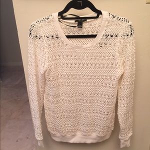 Forever 21 Lace Sweater