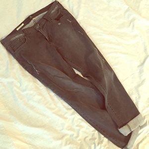 JUST BLACK Boyfriend Distressed Jeans size 26