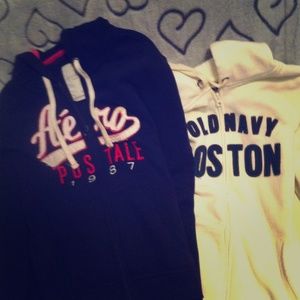 Hoodie Combo. Old Navy and Aeropostale hoodieS