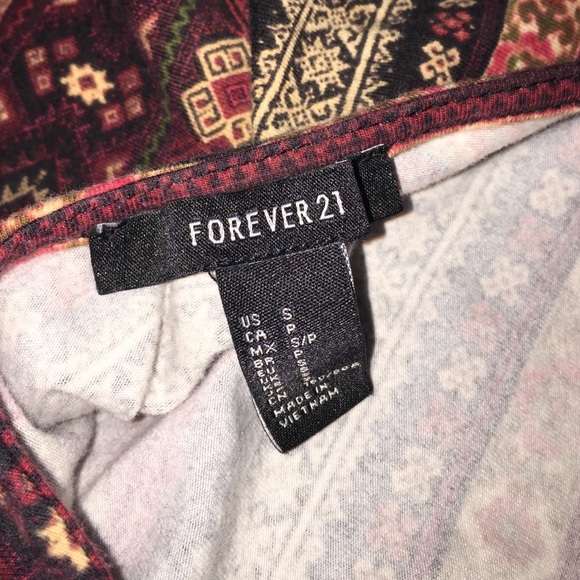 Tribal print crop top - Picture 3 of 3