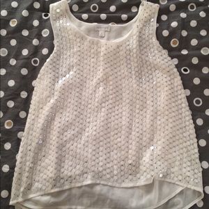 Gorgeous flowy sequin tank