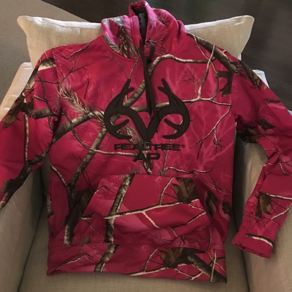 Realtree pink camp hoodie