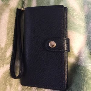 Wallet with phone holder