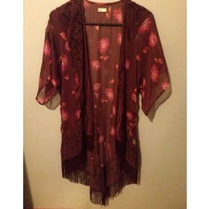 Hollister Long Sheer Cardigan