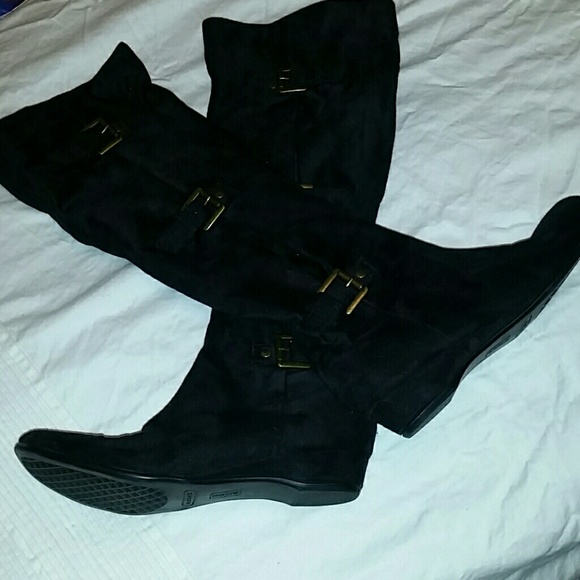 Aresoles Blk. Suede women's boots