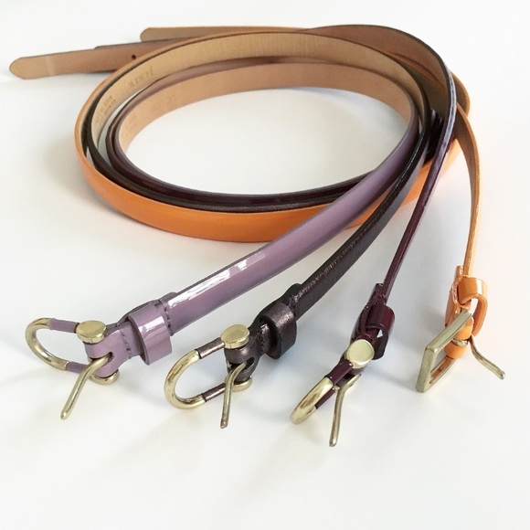 J.Crew Leather Belts - Size M - Lot of 4