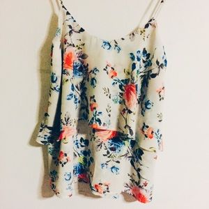 Floral tank top