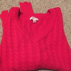 Red sweater