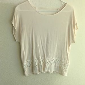 Cream blouse