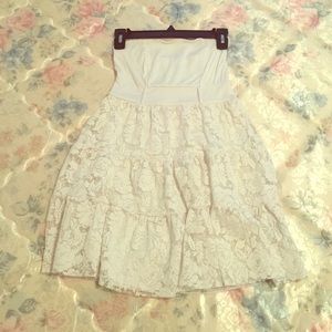Strapless Laced Dress (size S)