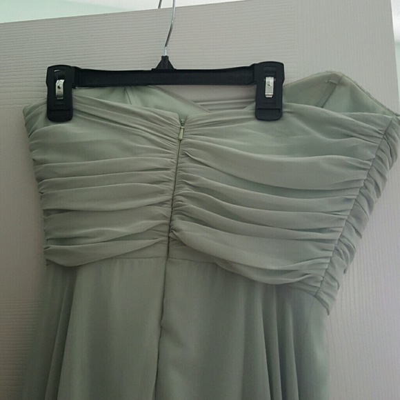 Bridesmaid long dress Max,Mint green -seafoam maxi - Picture 4 of 4