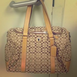 Tab authentic Coach tote
